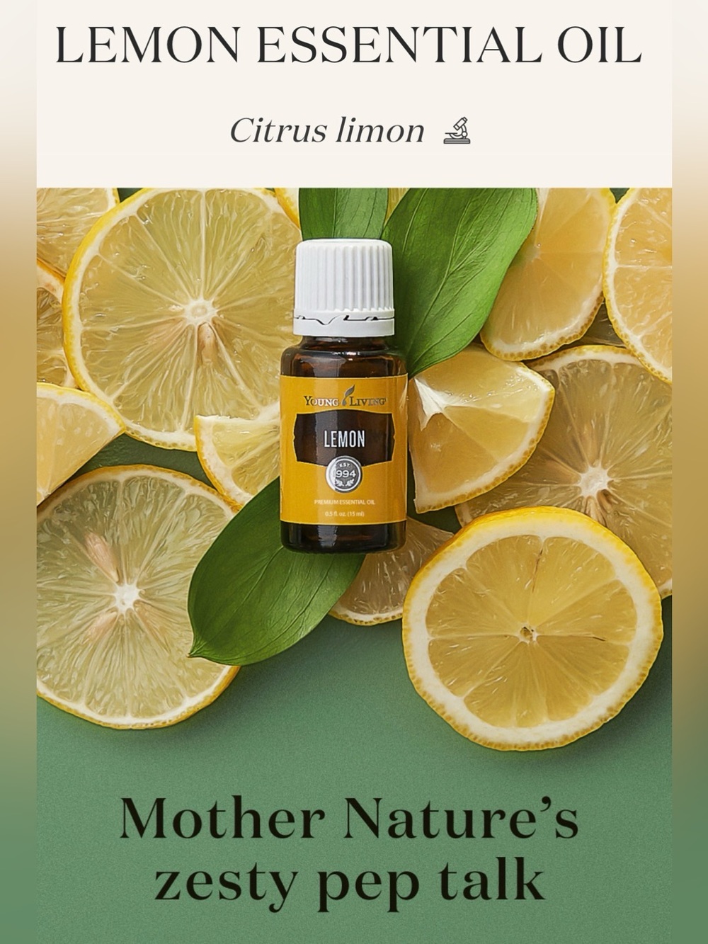 NEW Young Living Lemon Essential Oil - 15ml